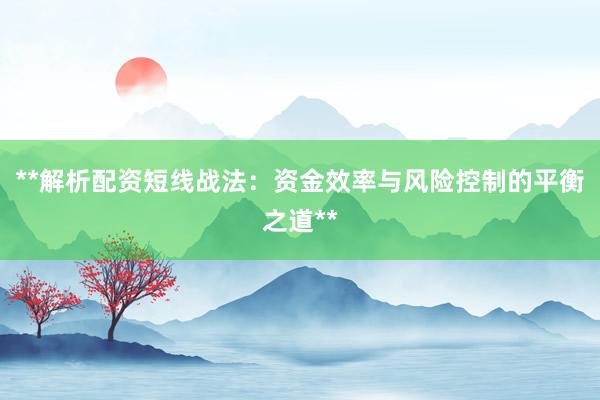 **解析配资短线战法：资金效率与风险控制的平衡之道**
