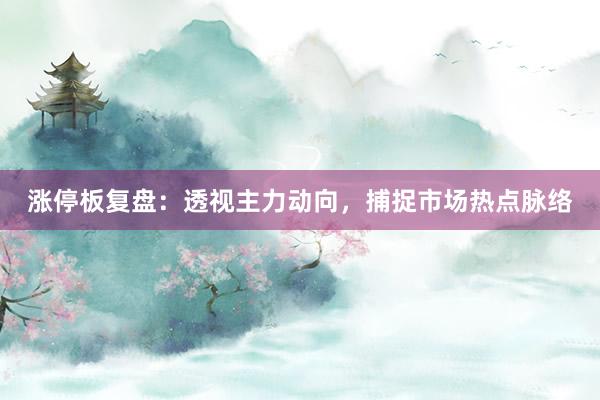 涨停板复盘：透视主力动向，捕捉市场热点脉络